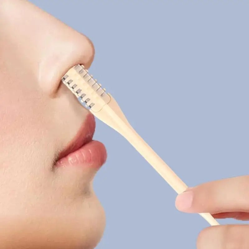 Pack of 2 Double-Sided Manual Nose Hair Trimmers